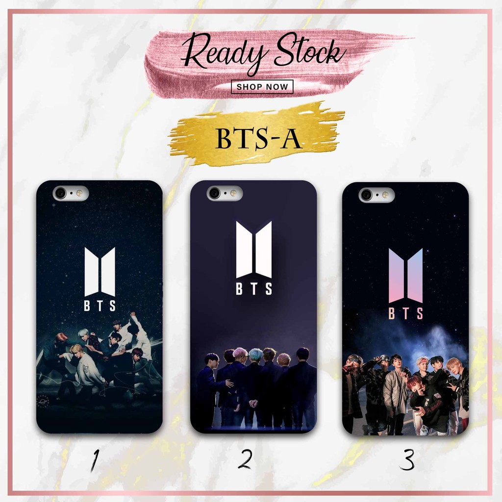 BTS Logo Cute Casing Case Vivo Realme Redmi Oppo Xiaomi