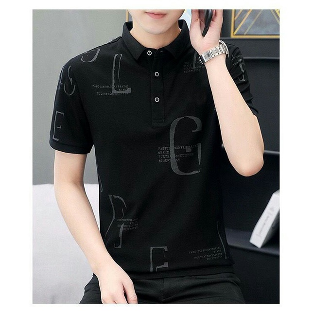 ZP NEW Baju atasan Pria Kaos Pria Kerah Lengan Pendek Wangky Godin Good Quality