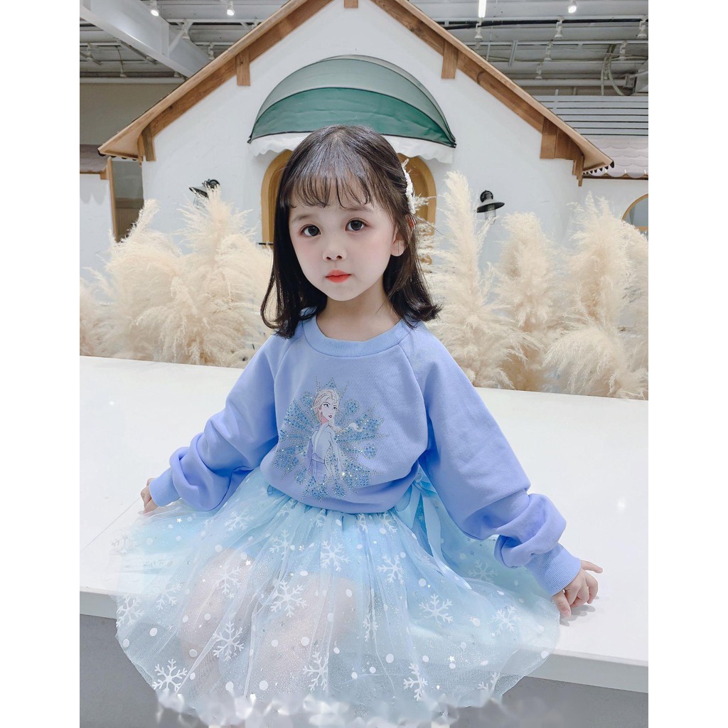 babyfit SWEATER ELLSA baju setelan anak perempuan blus lengan panjang dengan rok tutu