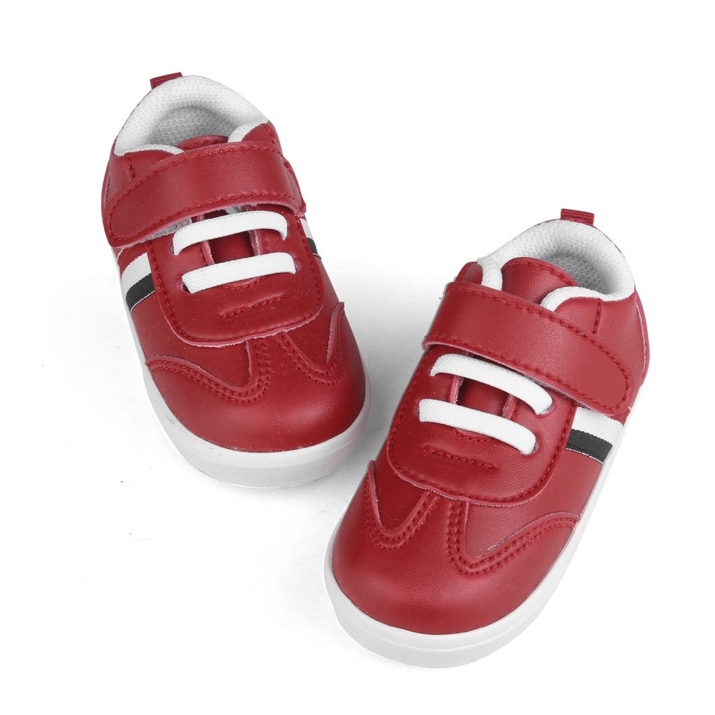 sepatu sneakers anak unisex merah sintetis PGC MERAH