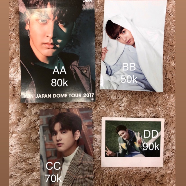 Postcard dan polaroid chanwoo