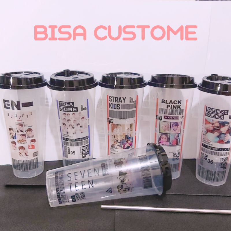 BACA DESKRIPSI PRODUK Reusable Cup Barcode Kpop BACA DESKRIPSI PRODUK Reusable Cup Barcode Kpop