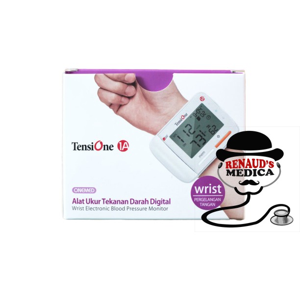 Onemed TensiOne Wrist | Alat Ukur Tekanan Darah Digital Pergelangan Tangan