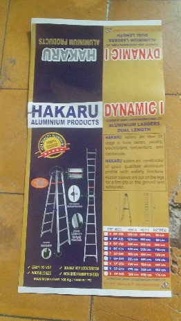 1.75 M Alat Rumah Tangga Renovasi Pertukangan // Tangga Lipat Aluminium Alumunium Almunium 1,75m