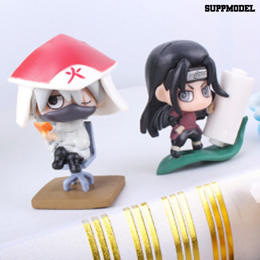 8pcs Mainan Action Figure Model Kartun Naruto Untuk Dekorasi