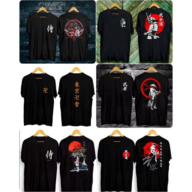 Kaos Samurai Jepang Kaos Distro Samurai Kaos Murah