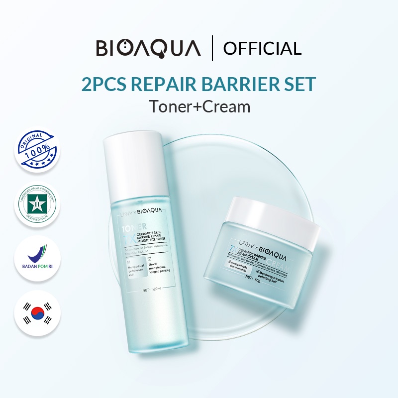 Jual BIOAQUA 7X Ceramide Skin Barrier Repair Moisturizer Set Paket