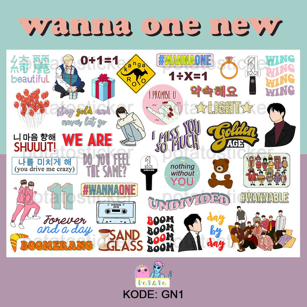 

wanna one new - sticker tumblr kpop