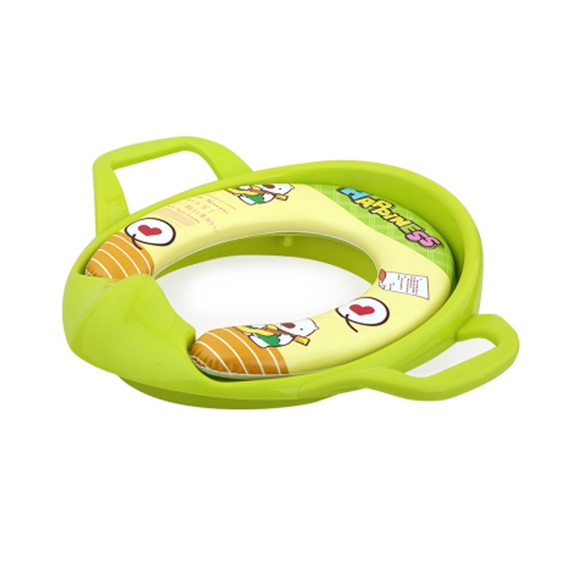 toilet seat anak baby flow soft potty ring closet handle pengangan