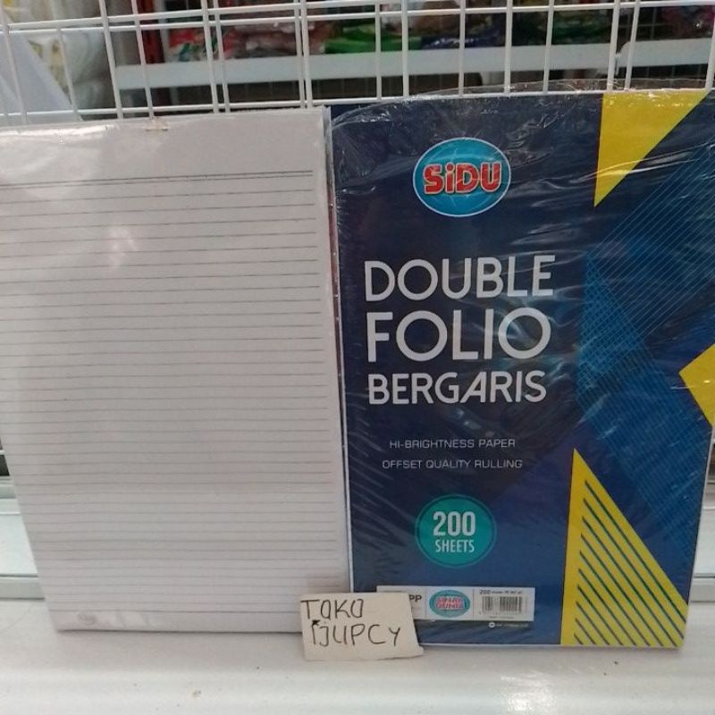 

Double folio garis 100 Lembar