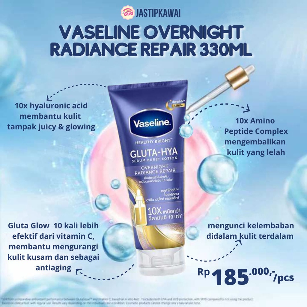 VASELINE THAILAND GLUTA HYA SERUM BURST LOTION kawai