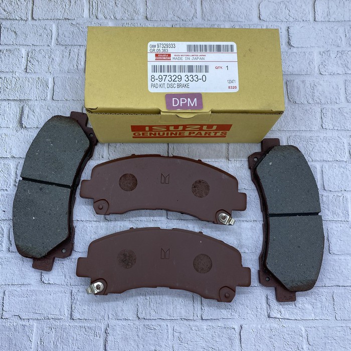 KAMPAS REM DEPAN ISUZU D MAX 2.5CC-BRAKE PAD D MAX 8-97329 333-0