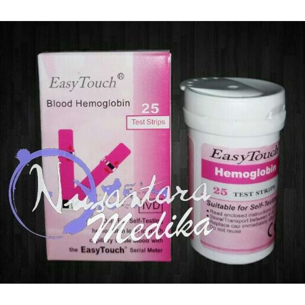 Refill Strip Hemaglobin Easy Touch Original isi 25