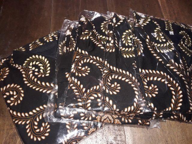 Atasan Kemeja Batik Pria Lengan Panjang Premium Permana 2 Long Full Furing Kharis Batik Solo Ori