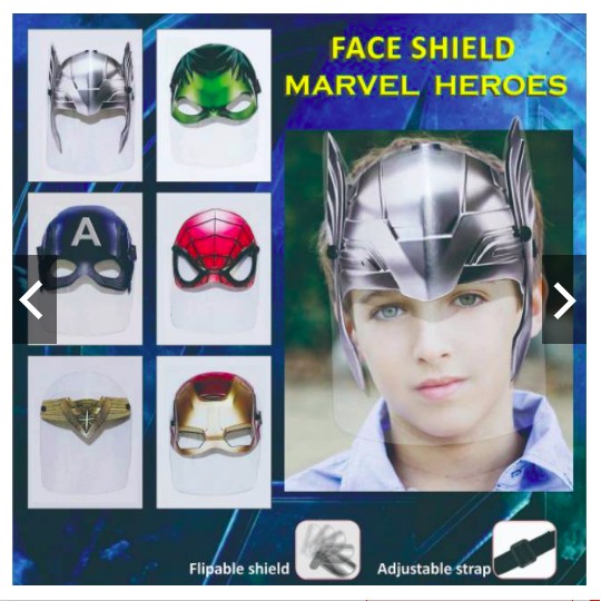 Face Shield Superhero