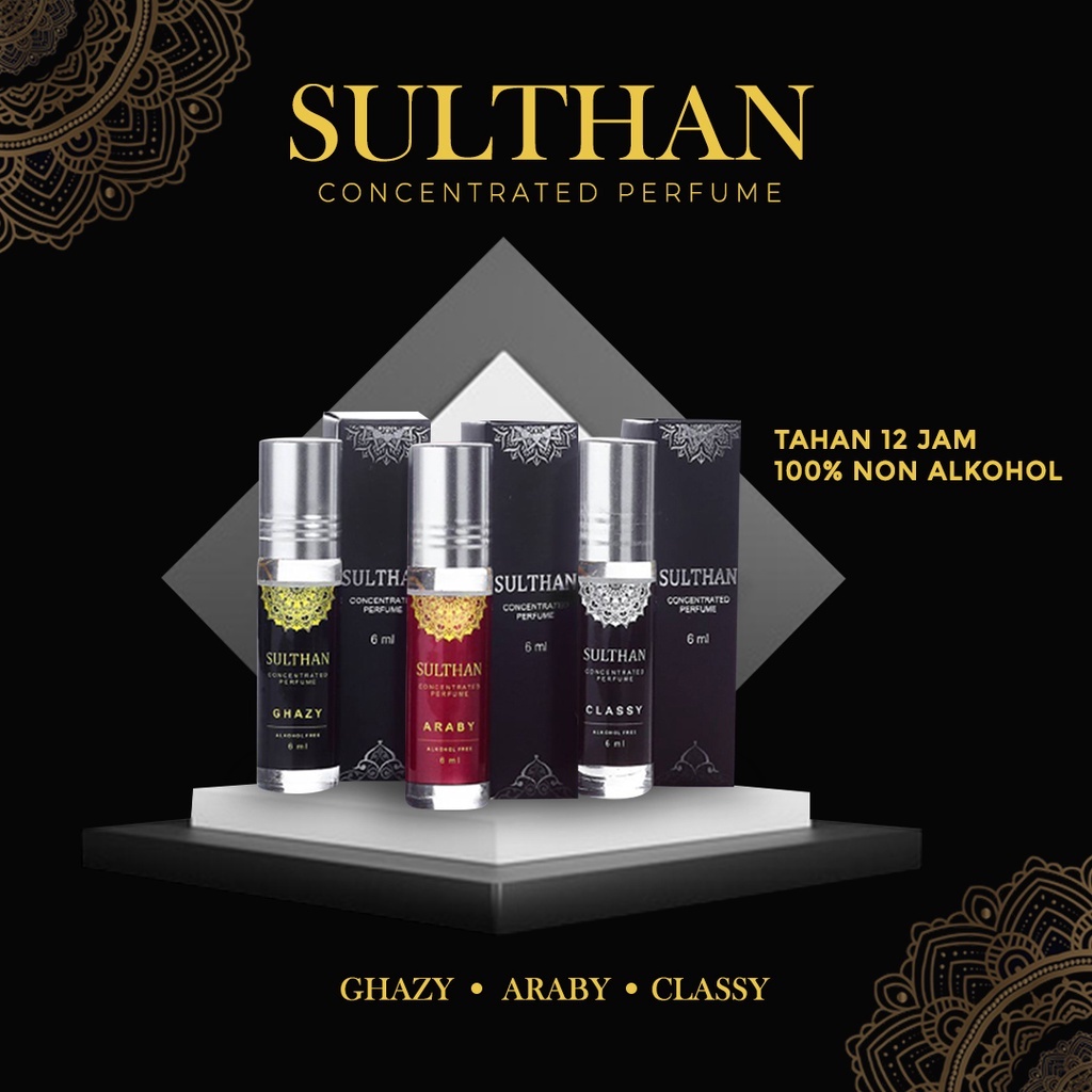 PARFUM SULTHAN ARABY non alkohol original by mana wa salwa parfum solat non alkohol parfum solat pri