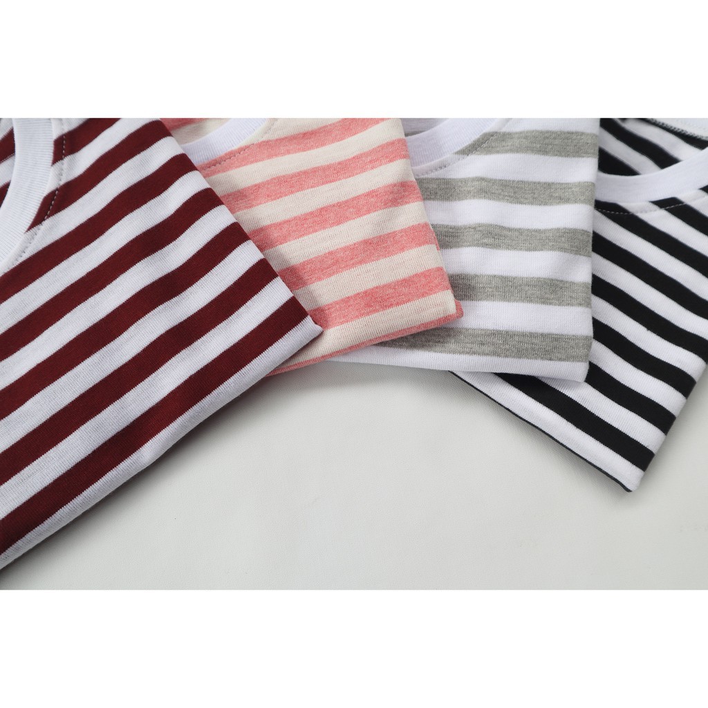 Fairy Baby Striped Tees Kaos Basic Salur Bayi