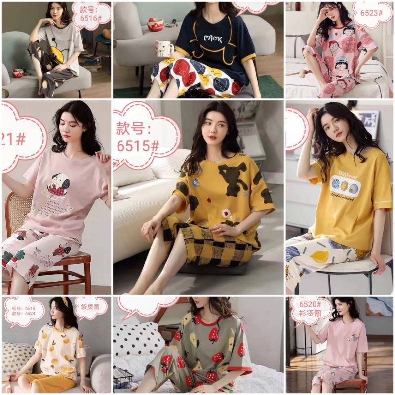 Piyama wanita import/fashion wanita/baju tidur murah C16-C1