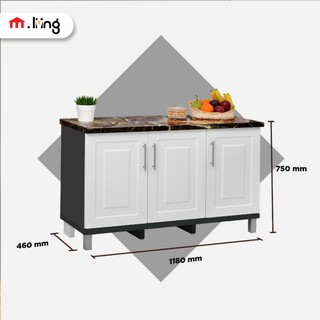 M.livingstore-furniture Kitchen Set 3 Pintu | Shopee Indonesia