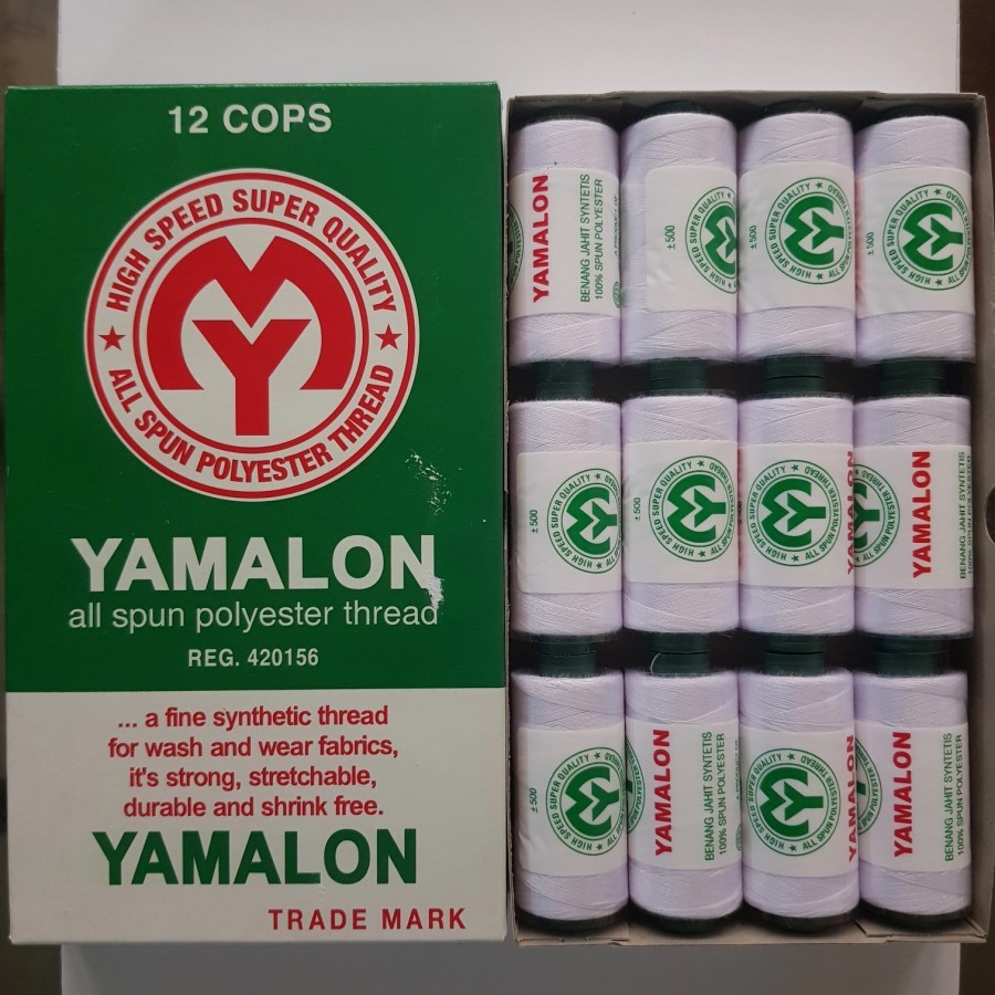 Benang Jahit Yamalon 40/2 500 yard isi 6 pcs - RANDOM / ACAK