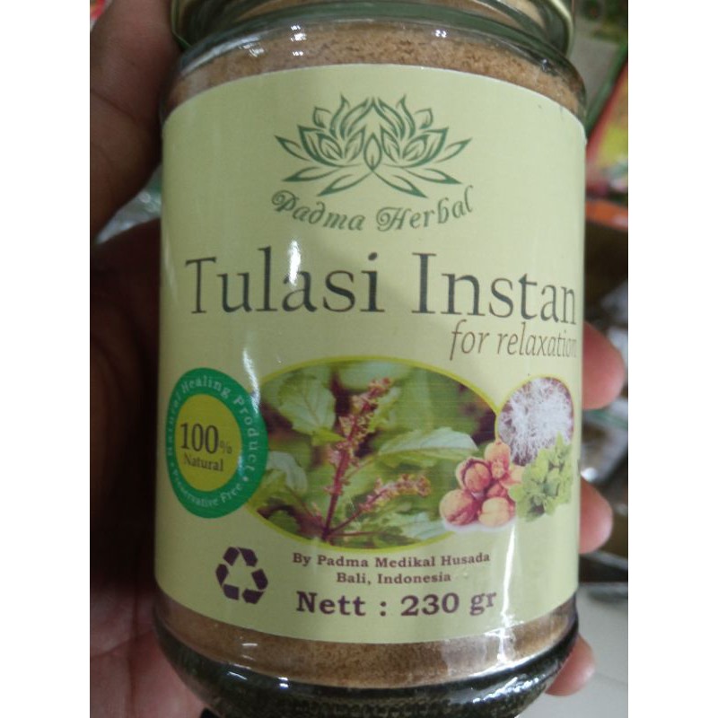 

minuman herbal tulasi instan