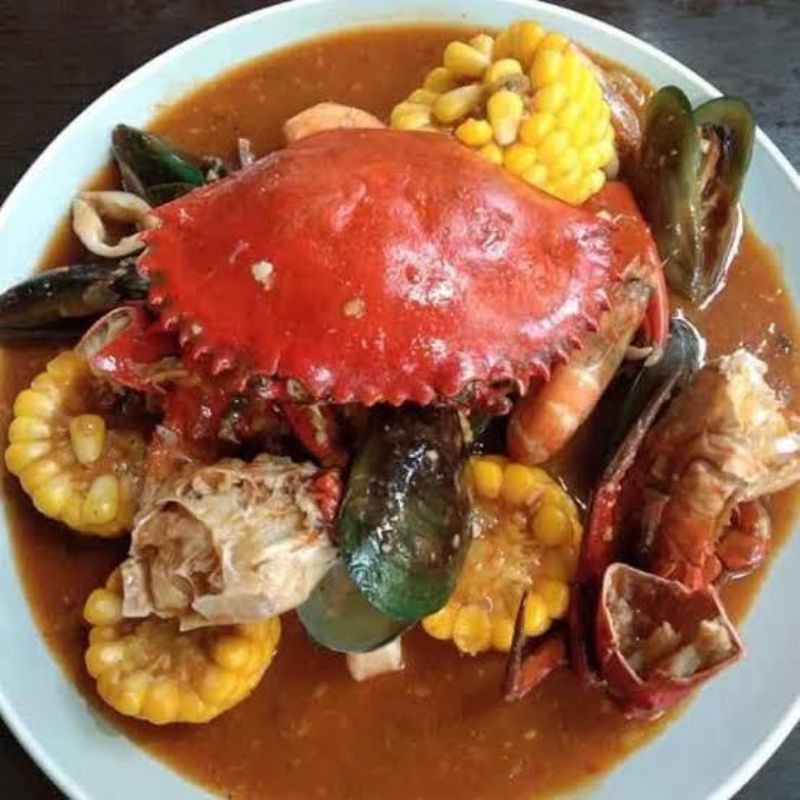 

Kerang tumpah saus padang 1porsi bisa untuk 2 orang