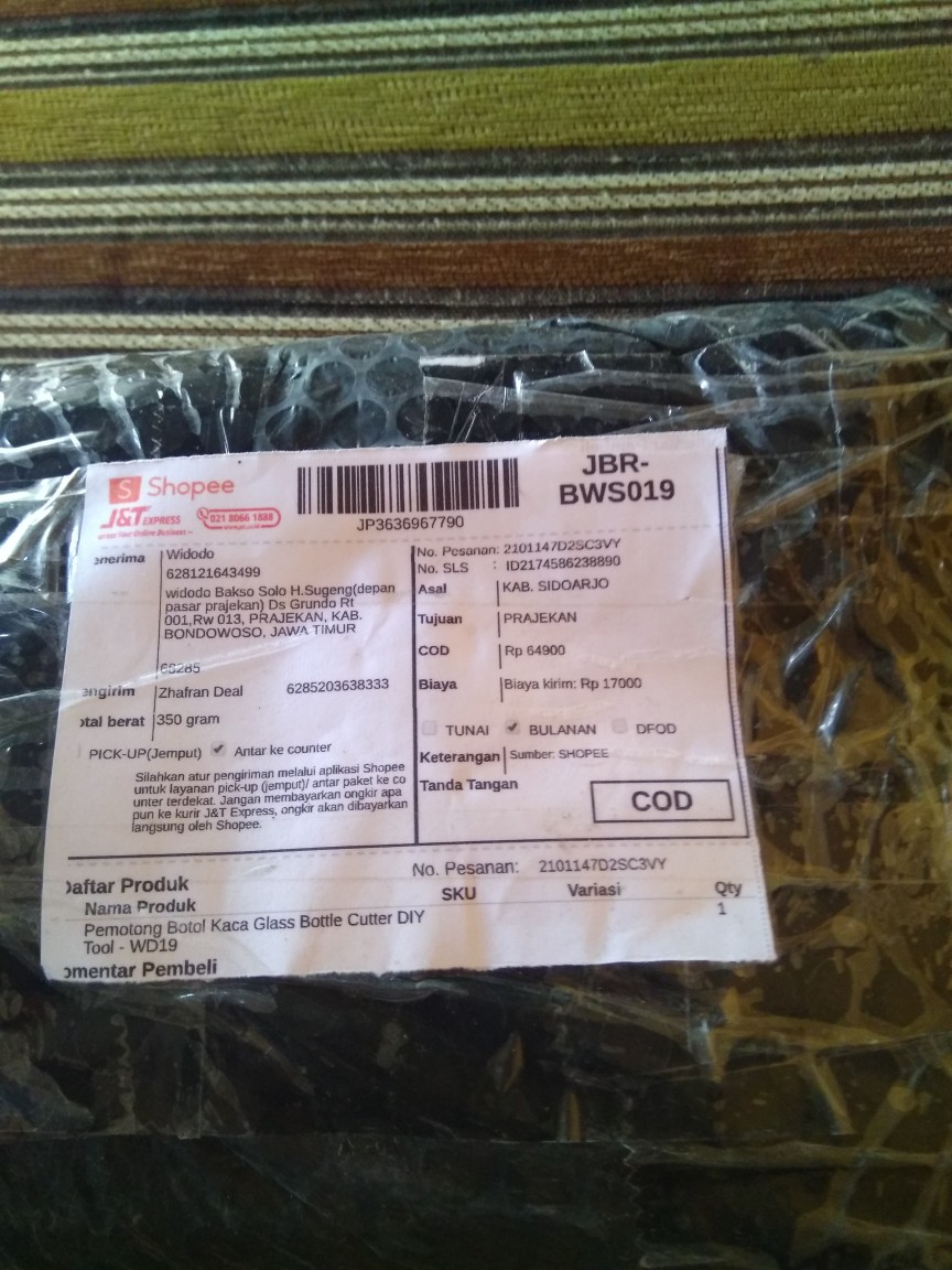 Pemotong Botol Kaca Glass Bottle Cutter Diy Tool - Wd19