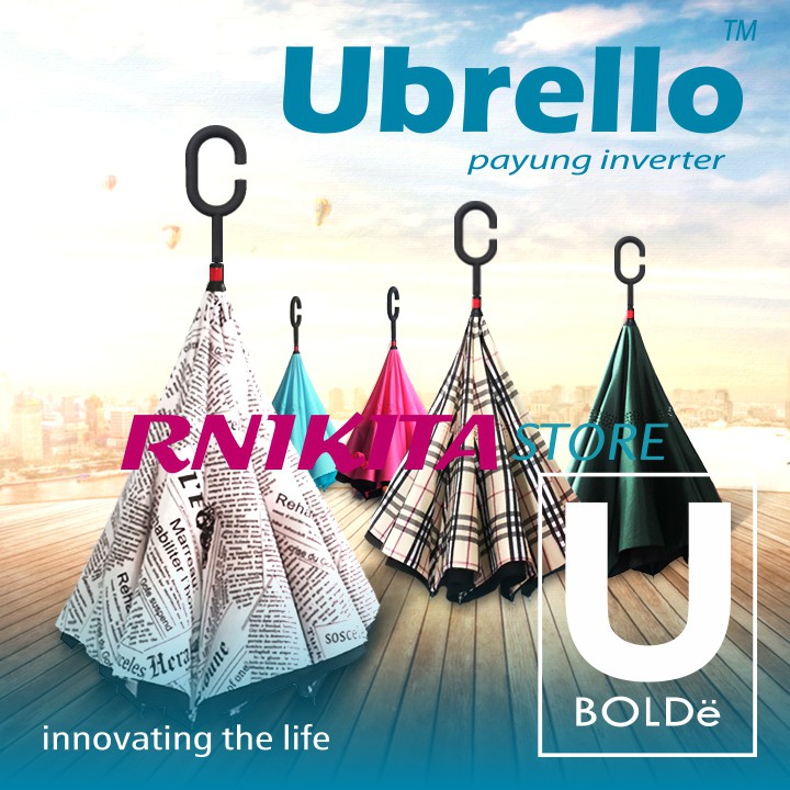 BOLDe UBRELLO - Payung Terbalik Upside Down Umbrella
