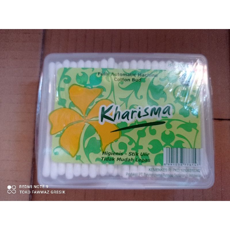 Cotton Bud KHARISMA Higienis Stik Ulir Pembersih Telinga 180 Pcs