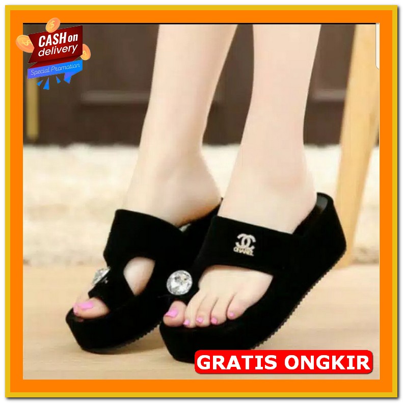 Sandal Wedges Wanita Emory Desary 21Emo3708 Emorystyle Original Brand  Abbushoes Mr 73  Sandal Wed