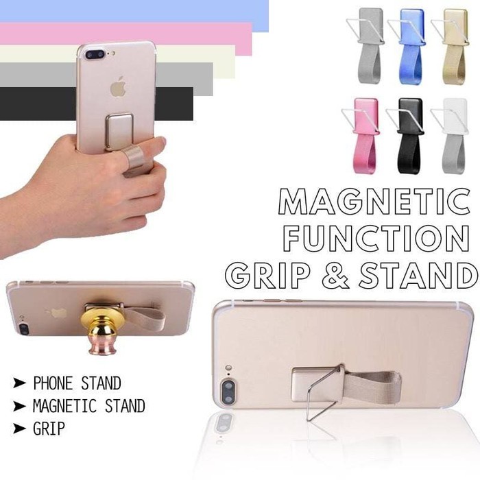 Paket Murah Magnetic Function Grip Standhp  Multifungsi Grip Stand XY - 016 Handphone Multifungsi