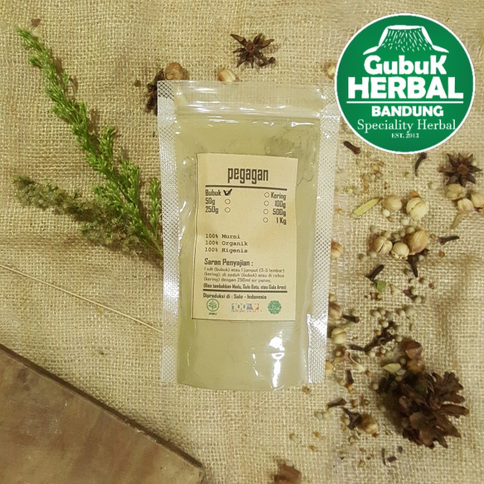 

PEGAGAN BUBUK 100Gr - Centella Asiatica - MURNI TANPA GULA - BUBUK HALUS