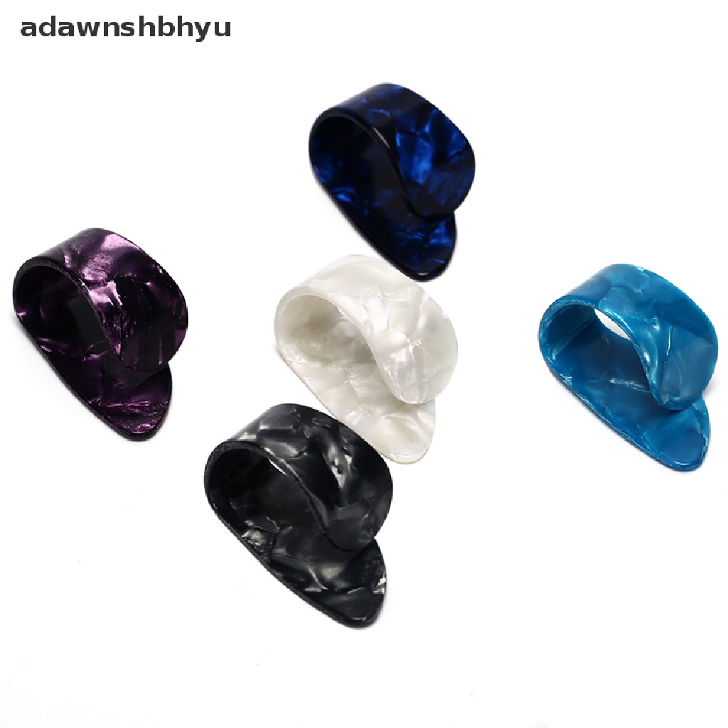 Adawnshbhyu 4pcs /set 1kaki Jempol+3Jari Pick Gitar Plectrum Gitar Untuk Gitar Elektrik