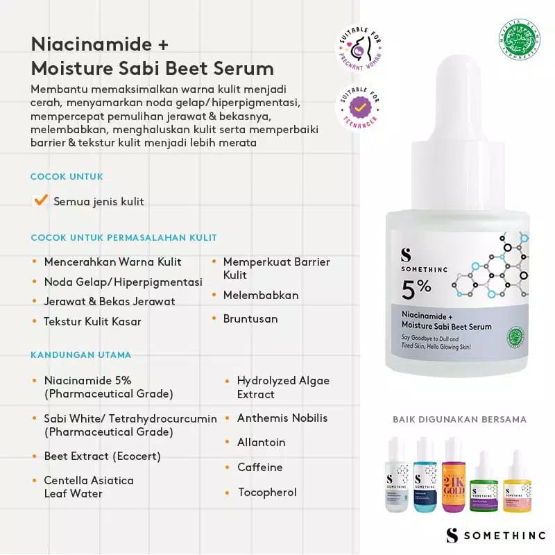 SOMETHINC 5% Niacinamide + Moisture Sabi Beet Serum 20ml