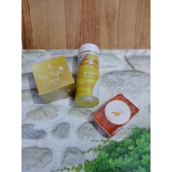 nyai glow paket flek ekonomis kemasan baru