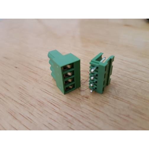 konektor green HT3.96mm 4p lurus terminal block connector HT 396 pair 3.96 mm 3.96mm 4 pin p 4pin