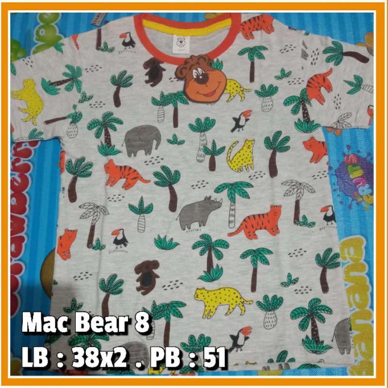 Mac Bear Kaos Anak Laki-laki size 8
