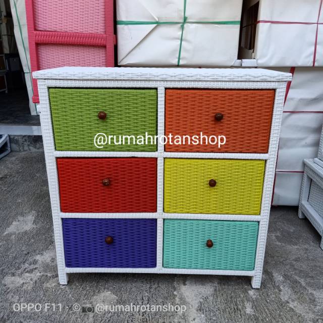 Rak model 6 Atas handle kayu (HARGA BELUM TERMASUK TAMBAHAN ONGKOS KIRIM )