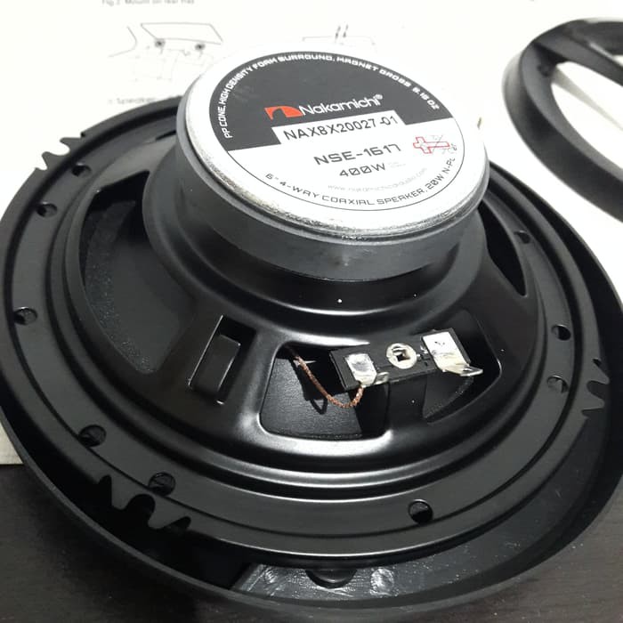 Terlaris Speaker Nakamichi 6" Coaxial NSE 1617 4Way 400W NSE1617 Audio Mobil Keren