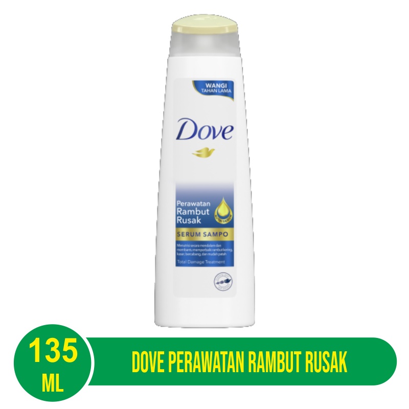 Dove Shampo Perawatan Rambut Rusak 135 ml