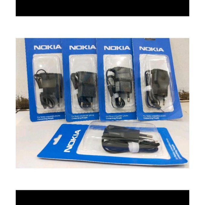 Travel charger HP Nokia Lubang kecil PACK PRESS / Travel adapter charger Nokia N95 N70