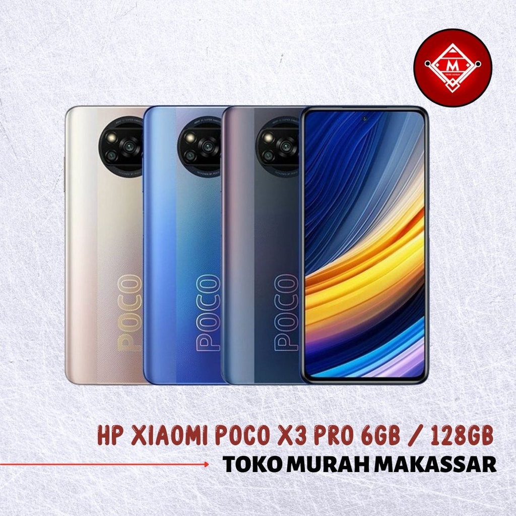 HP XIAOMI POCO X3 PRO 6GB / 128GB / HANDPHONE XIAOMI POCO X3 PRO / XIAOMI-12