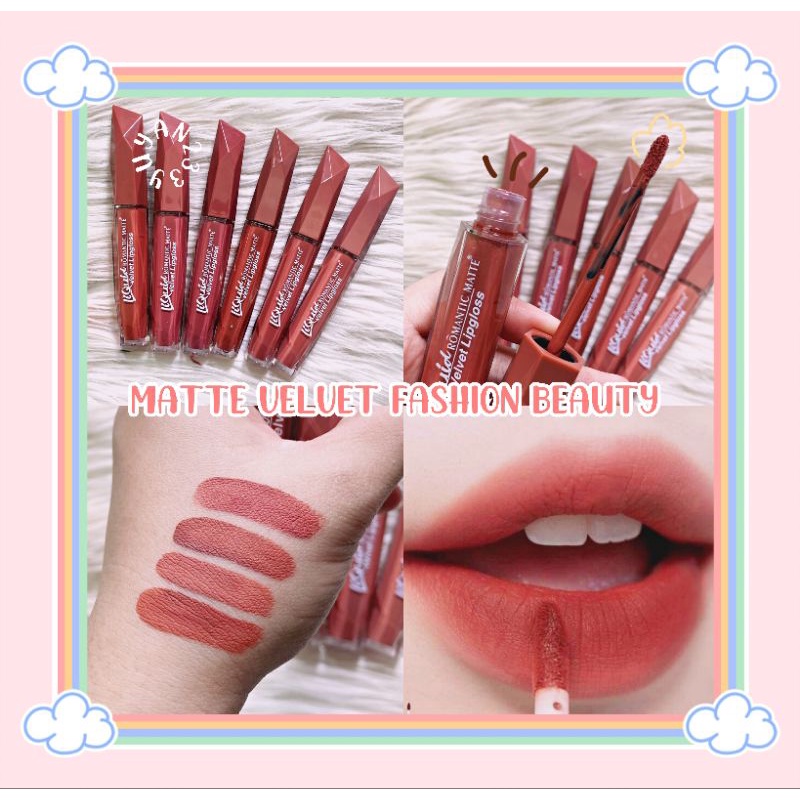 PROMO!!!LIP GLOSS MATTE VELVET NUDE ROMANTIC MATTE R800/R009/R000-3