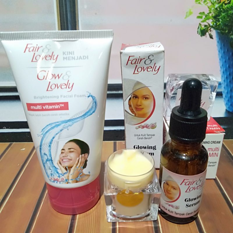 3In1 Cream Fair lovely Super,facial Foam,Serum