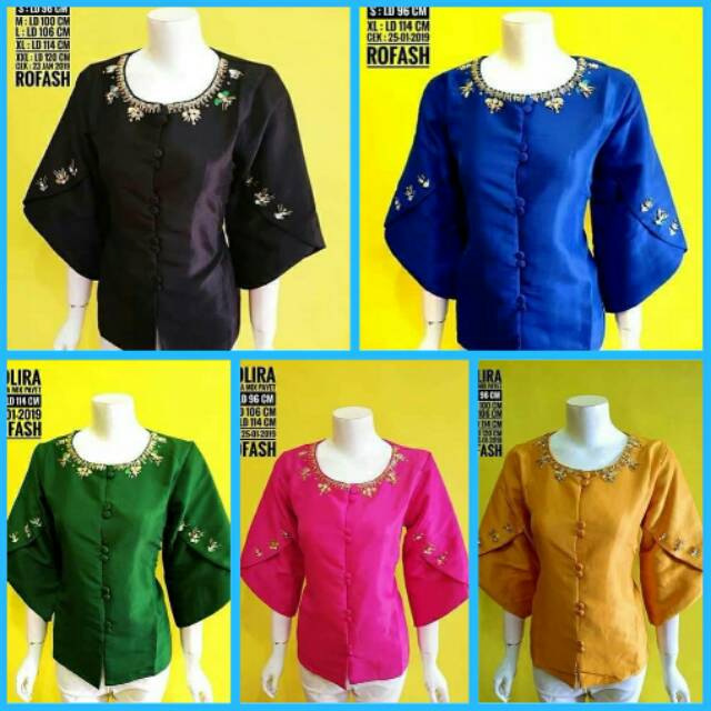 Atasan/Blouse Tafeta mix payet
