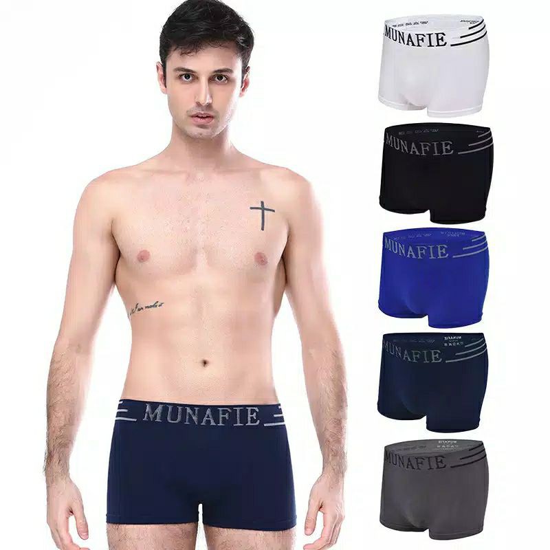 BOXER CD MUNAFIE / CELANA DALAM PRIA MUNAFIE/ SEMPAK PRIA DEWASA