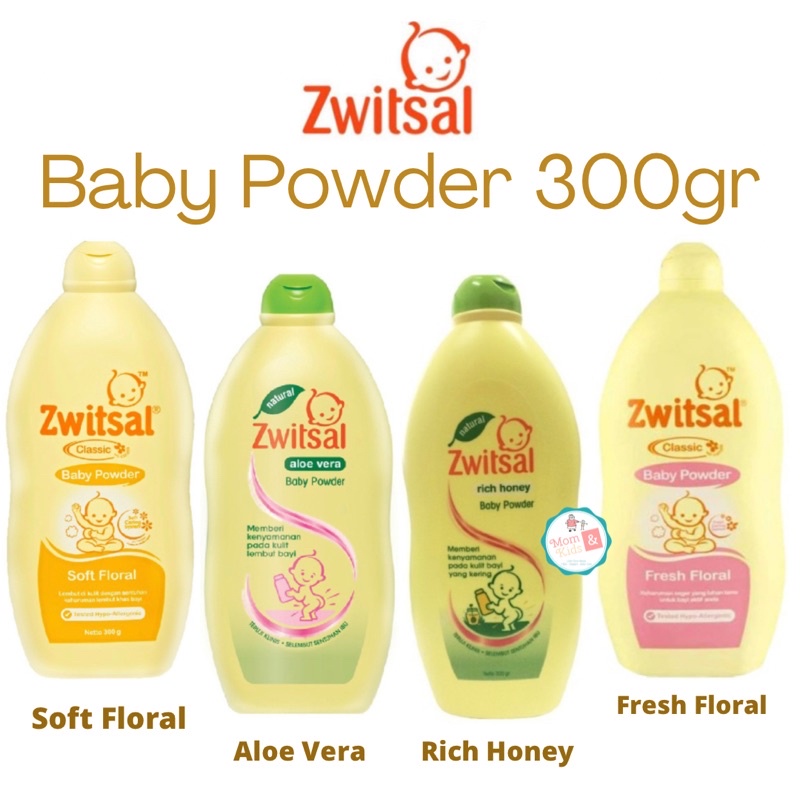 Zwitsal Baby Powder 300gr | Zwitsal Bedak Tabur Bayi