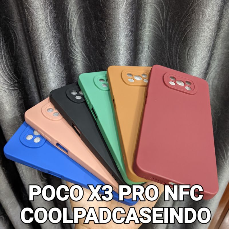 Soft Case Poco X3 Pro Poco X3 NFC Pro Camera Matte Macaron Silikon
