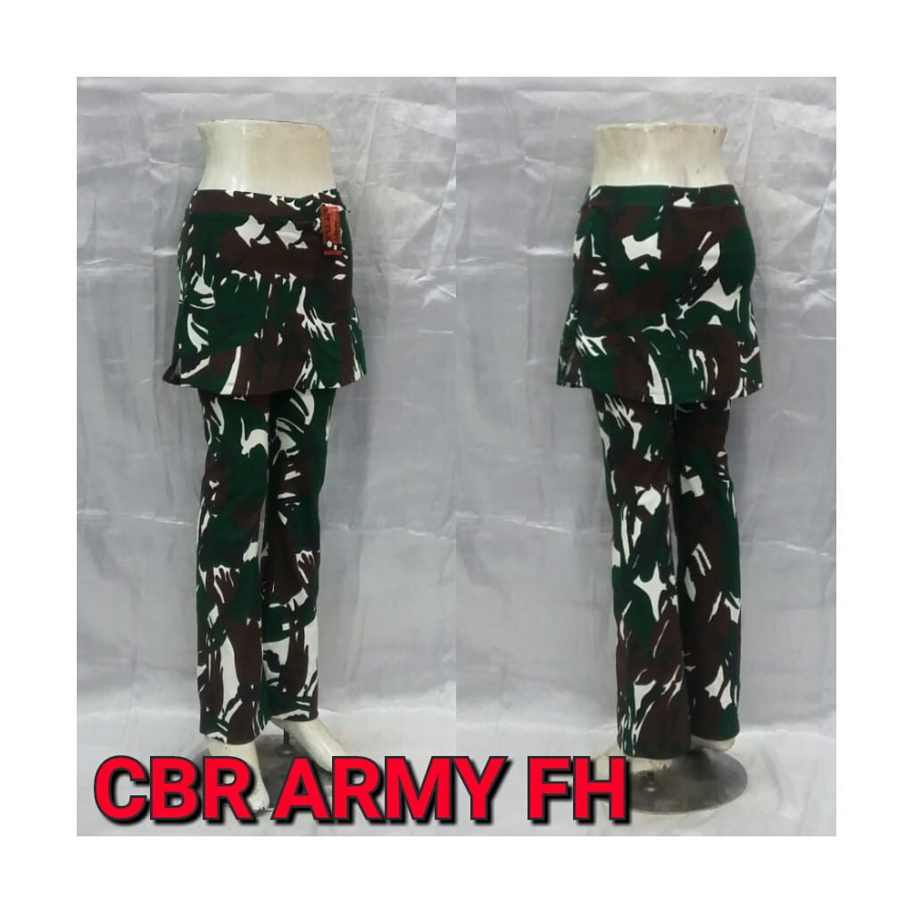 Celana Senam Rok/ Celana Senam Muslim Army/ Doreng