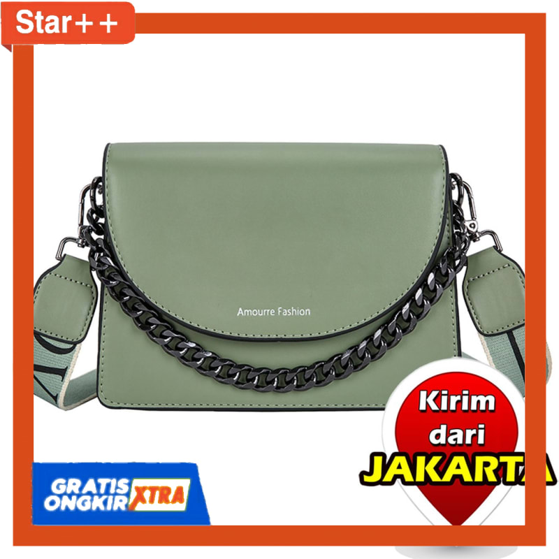 Tas Selempang [Tas Wanita]  Tasready Tas Selempang Wanita Rantai Amourre 7387 Sale [PROMO]